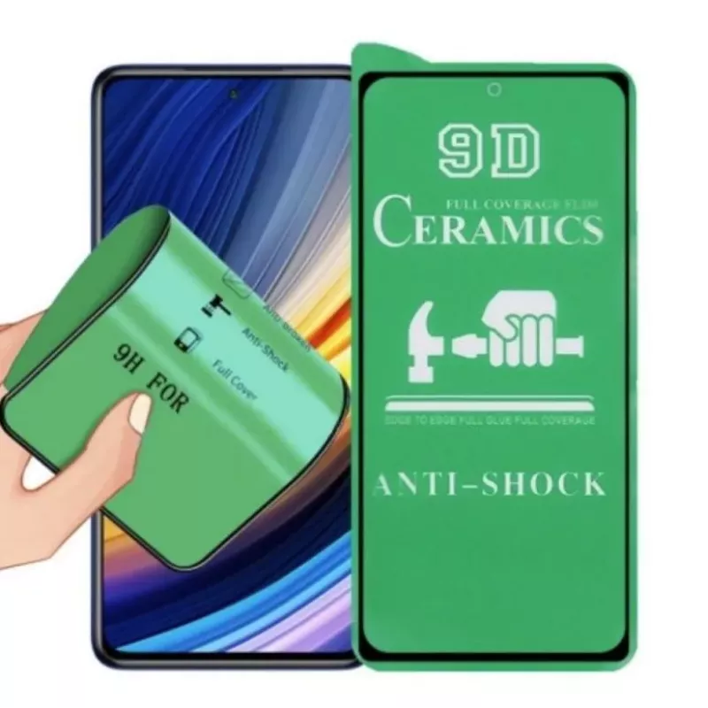 TakeMe Protetor de ecrã em vidro cerâmico duro de superfície total para Apple iPhone 14 Pro