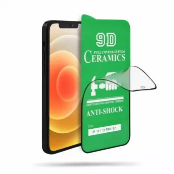 TakeMe Protetor de ecrã em vidro cerâmico duro de superfície total para Apple iPhone 14 Pro