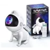 Elight G6 Space Dog projetor de parede e teto com efeito Nebula com altifalante, aplicação Bluetooth e comando, branco