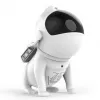 Elight G6 Projetor de parede e teto com efeito nebulosa cão espacial e altifalante, aplicação Bluetooth, comando, branco