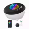 Elight J1 Projetor aurora com sons de ambiente e altifalante Bluetooth, controlo por aplicação Smart Wi-Fi Bluetooth, branco
