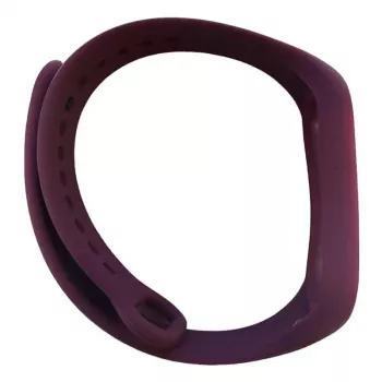 iLike Bracelete em silicone para Xiaomi Mi Band 5 / 6 / 7 (18x250mm) roxo