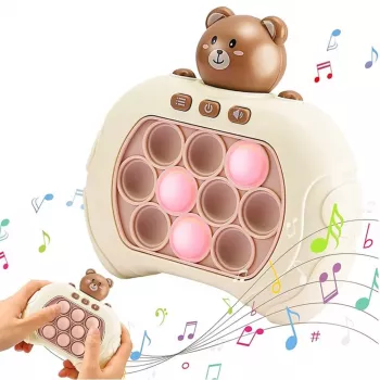 GameBox J319-2 Jogo Pop It infantil de 200 níveis para desenvolvimento da memória e reflexos (3 anos+)