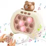 GameBox J319-2 Jogo Pop It infantil de 200 níveis para desenvolvimento da memória e reflexos (3 anos+)