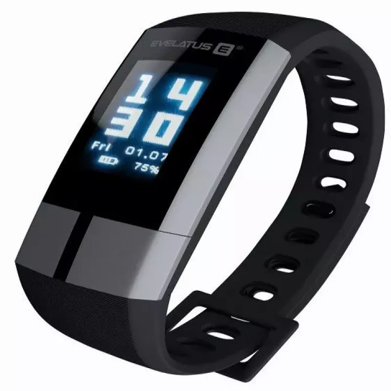 Evelatus Monitor de atividade EFT01 preto