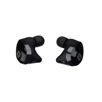EVELATUS EBE01BK Auscultadores True Wireless Stereo In-Ear Bluetooth 5.0 com estojo de carregamento, IPX4, preto