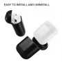 Evelatus Capa de couro para Apple AirPods preta