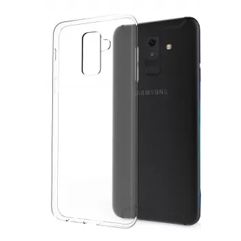 Evelatus Capa de silicone transparente para Samsung Galaxy A6 Plus 2018 1,5 mm TPU transparente