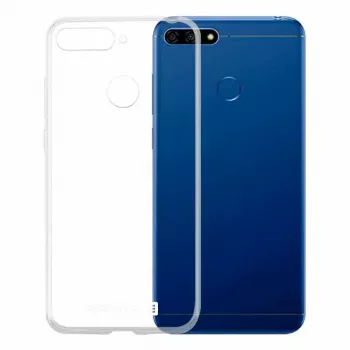 Evelatus Capa de silicone transparente para Huawei Y6 2018 1,5 mm TPU transparente