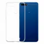 Evelatus Capa de silicone transparente para Huawei Y6 2018 1,5 mm TPU transparente