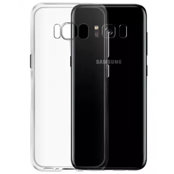 Evelatus Capa de silicone transparente para Samsung Galaxy S8 Plus 1,5 mm TPU transparente