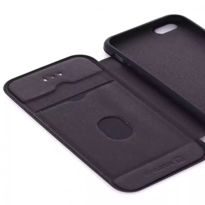 Evelatus Capa tipo livro para Apple iPhone 5/5s/SE preta