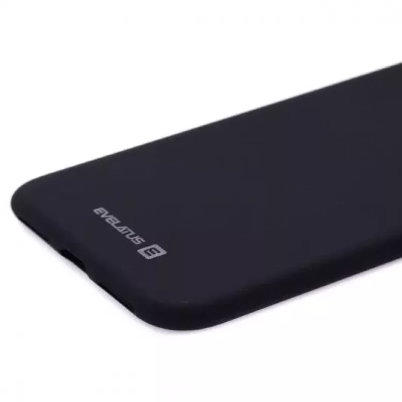 Evelatus Capa de silicone Nano para Apple iPhone Xs MAX Soft Touch TPU preta