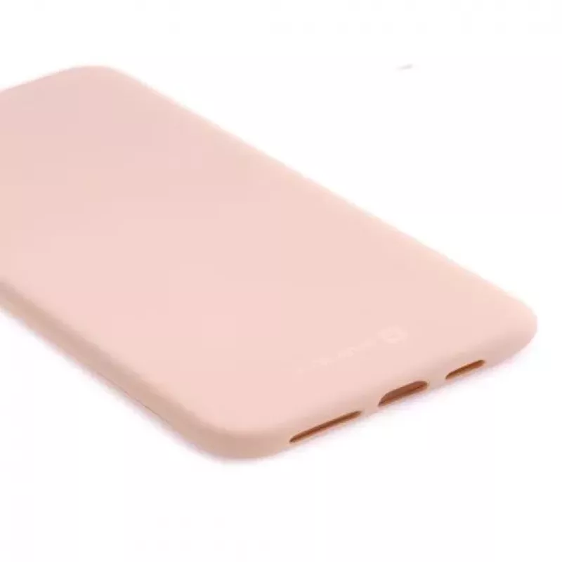 Evelatus Capa de silicone Nano para Apple iPhone Xs Max Soft Touch TPU rosa-areia