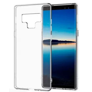 Evelatus Capa de silicone transparente para Samsung Galaxy Note 9 1,5 mm TPU transparente