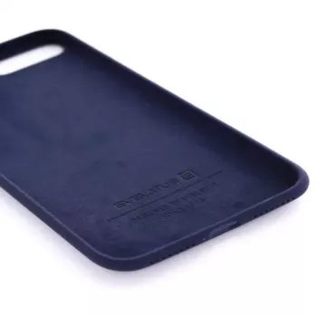 Evelatus Capa de silicone Premium Soft Touch para Apple iPhone 7 Plus/8 Plus azul-meia-noite