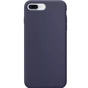 Evelatus Capa de silicone Premium Soft Touch para Apple iPhone 7 Plus/8 Plus azul-meia-noite
