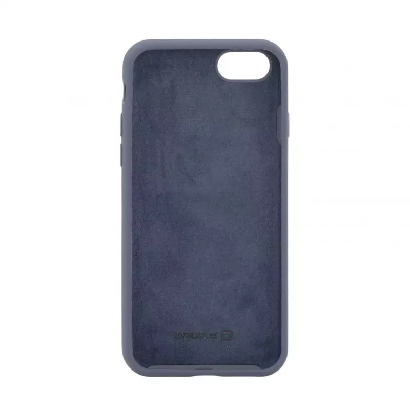 EVELATUS Capa de silicone Premium Soft Touch para Apple iPhone 7/8/SE2022 azul-meia-noite