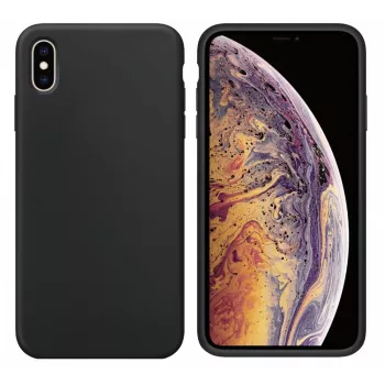 Evelatus Capa de silicone Premium Soft Touch para Apple iPhone X preta