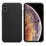 Evelatus Capa de silicone Premium Soft Touch para Apple iPhone X preta