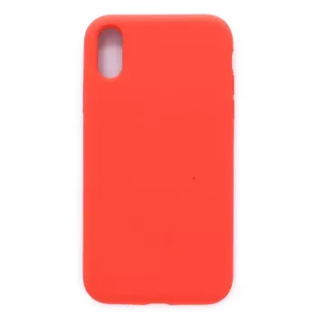 EVELATUS Capa de silicone Premium Soft Touch para Apple iPhone X vermelha