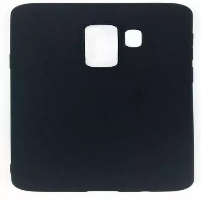 Evelatus Capa de silicone Soft Touch Premium para Samsung Galaxy S9 Plus preto