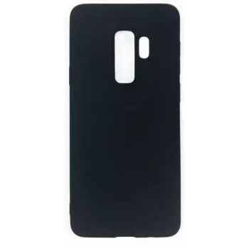 Evelatus Capa de silicone Soft Touch Premium para Samsung Galaxy S9 Plus preto