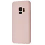 Evelatus Capa de silicone Soft Touch Premium para Samsung Galaxy S9 Plus Pink Sand