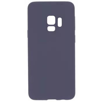 Evelatus Capa de silicone Soft Touch Premium para Samsung Galaxy S9 Midnight Blue