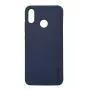 Evelatus Capa TPU para Samsung Galaxy A6+ 2018 com placa metálica para suporte magnético de telemóvel - azul