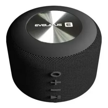 Evelatus Altifalante Bluetooth tamanho S EBS01 preto