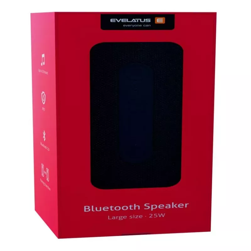 Evelatus Altifalante Bluetooth tamanho L EBS03 preto
