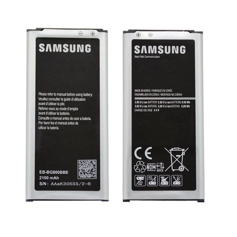 Samsung EB-BG800BBE Galaxy S5 Mini Bateria de substituição interna Bulk 2100mAh