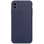 Evelatus Capa de silicone Soft Touch Premium para Apple iPhone Xs Max Midnight Blue