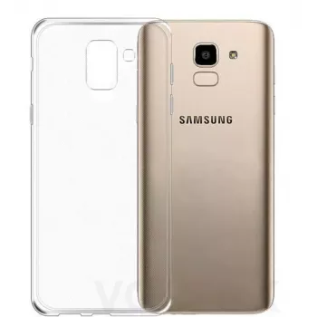 Evelatus Capa de silicone transparente 1,5mm TPU para Samsung Galaxy J6 Plus transparente