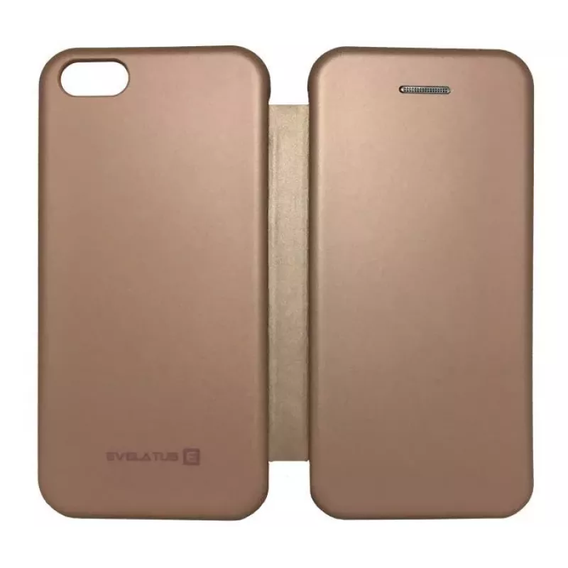Evelatus Capa tipo livro para Samsung Galaxy S9 Rose Gold