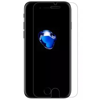 iLike Apple iPhone 7 Plus / 8 Plus protetor de ecrã 3D branco em vidro temperado