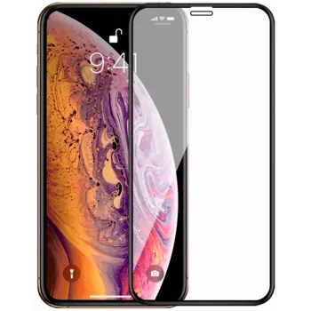 iLike Apple iPhone X/Xs/11 Pro 5,8 polegadas protetor de ecrã 3D preto em vidro temperado