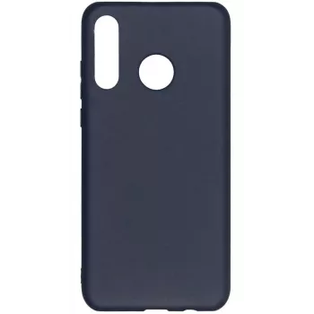 Evelatus Huawei P30 Lite Premium Soft Touch Silicone Case azul-meia-noite