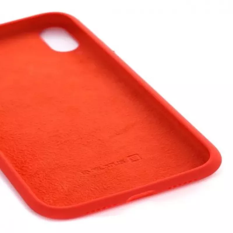 Evelatus Apple iPhone XR capa de silicone Premium Soft Touch vermelha