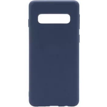Evelatus Samsung S10 Soft Premium Soft Touch Silicone Case azul-meia-noite