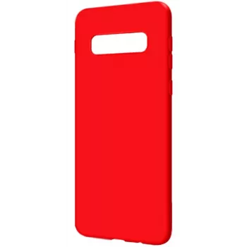Evelatus Samsung Galaxy S10 capa de silicone Premium Soft Touch vermelha