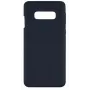 Evelatus Capa de silicone Soft Touch Premium para Samsung Galaxy S10e azul meia-noite