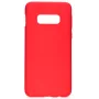 Evelatus Capa de silicone Soft Touch Premium para Samsung Galaxy S10e vermelha