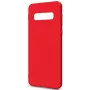 Evelatus Capa de silicone Soft Touch Premium para Samsung Galaxy S10 Plus vermelha