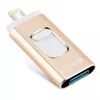 Evelatus Pen USB para Lightning 32GB 3em1 (USB, iPhone e Micro) dourada