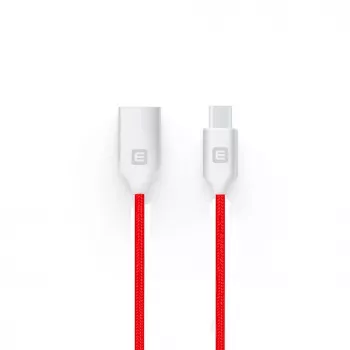 Evelatus Cabo Micro-USB EDC04 vermelho 1m