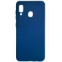 Evelatus Capa tipo livro para Samsung Galaxy A20 azul-escura