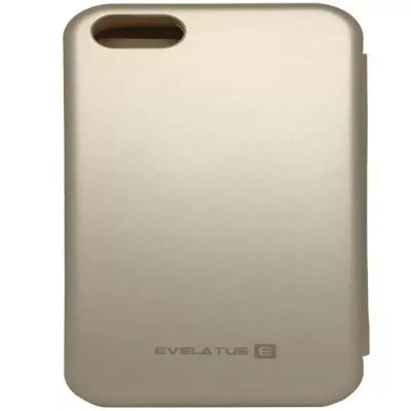 Evelatus Capa tipo livro para Samsung Galaxy A20 dourada