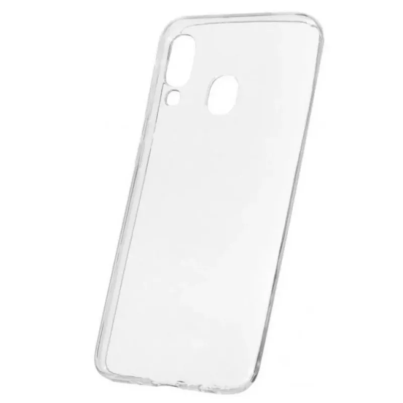 Evelatus Capa de silicone para Samsung Galaxy A40 transparente